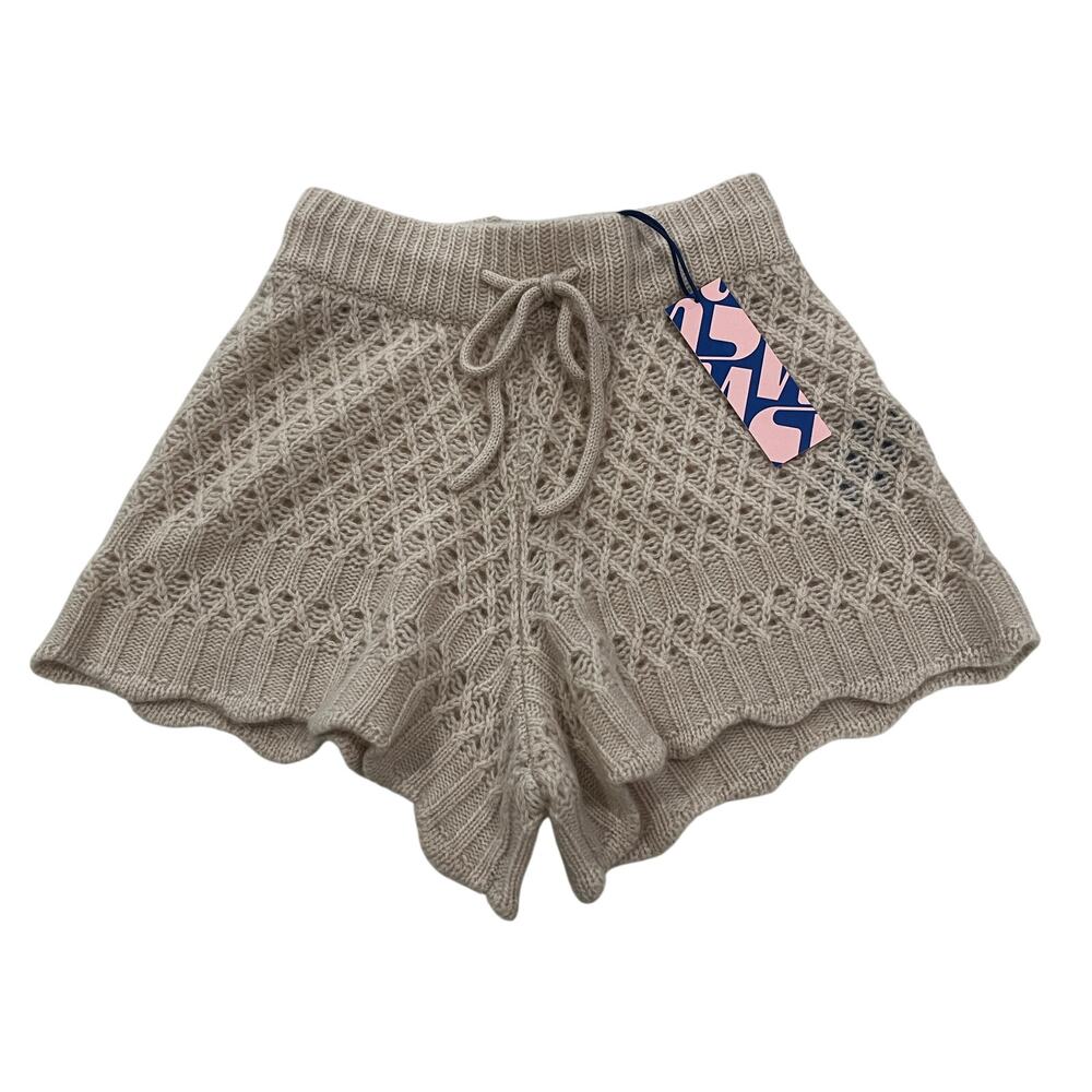 15-85 NO NAME by NAKED CASHMERE NWT $168 100% Knit Cashmere Shorts XS